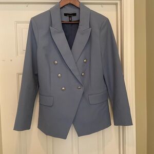 White House Black Market Steel Blue Blazer